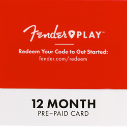 12-Month Fender Play Subscription Gift Card