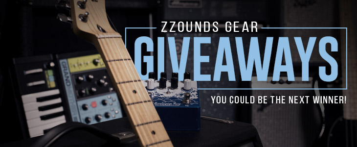 Enter zZounds giveaways for your chance to win gear!
