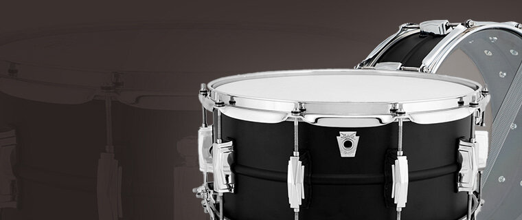 Ludwig Stealth Snare: Legendary Brass Tone with a Slick, Stealthy Look