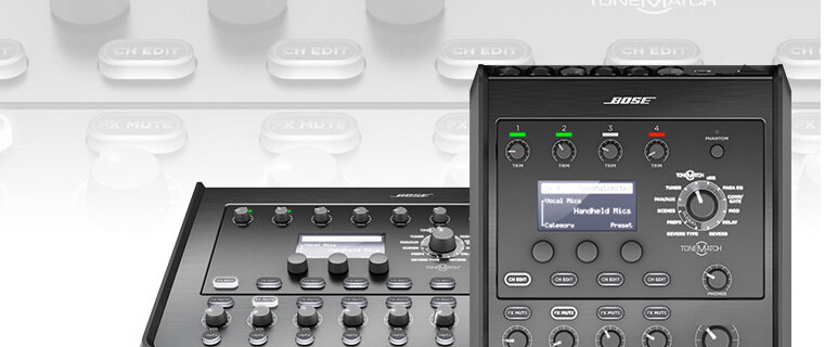 Bose ToneMatch Mixers: Get better sound out of any PA system with Bose's smart, easy-to-use mixers