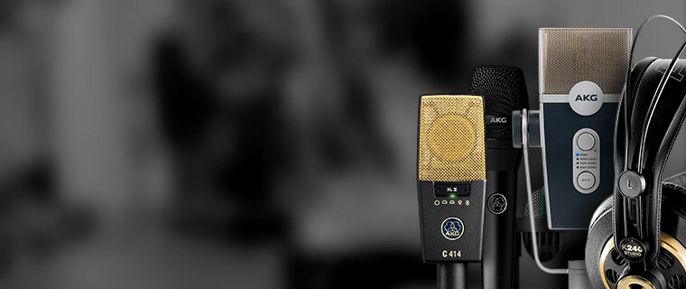 AKG Mics & Headphones: Gear for stage & studio with low monthly payments