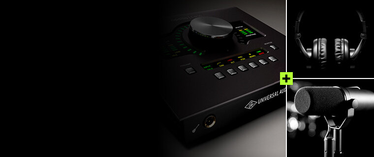 Shure + Universal Audio: Our exclusive bundles put industry-standard recording gear on your desktop