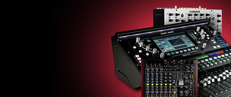 Allen & Heath: High-end mixers for stage, studio, and DJ