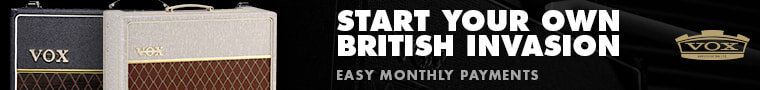 Vox - start your own British invasion.  Easy monthly payments